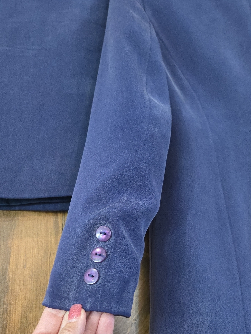 Vintage Hugo Buscati Silk Lined Suit Petite 4 - Picture 3 of 14